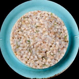 Green buckwheat with butter