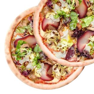 1+1 Branded pizza with pate, 26 cm