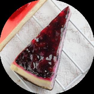Blueberry cheesecake